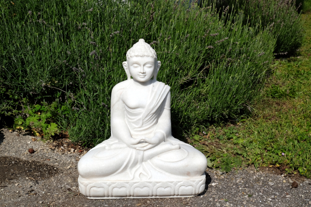 Buddha Weisser Marmor Weiliwohn