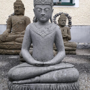 buddha aus stein 60 cm