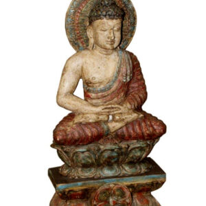buddha aus indien, handgearbeitet