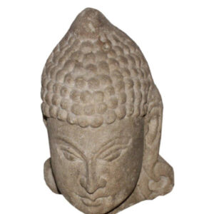 buddhakopf aus stein