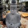 stehender buddha aus riverstone, 100 cm, frostsicher